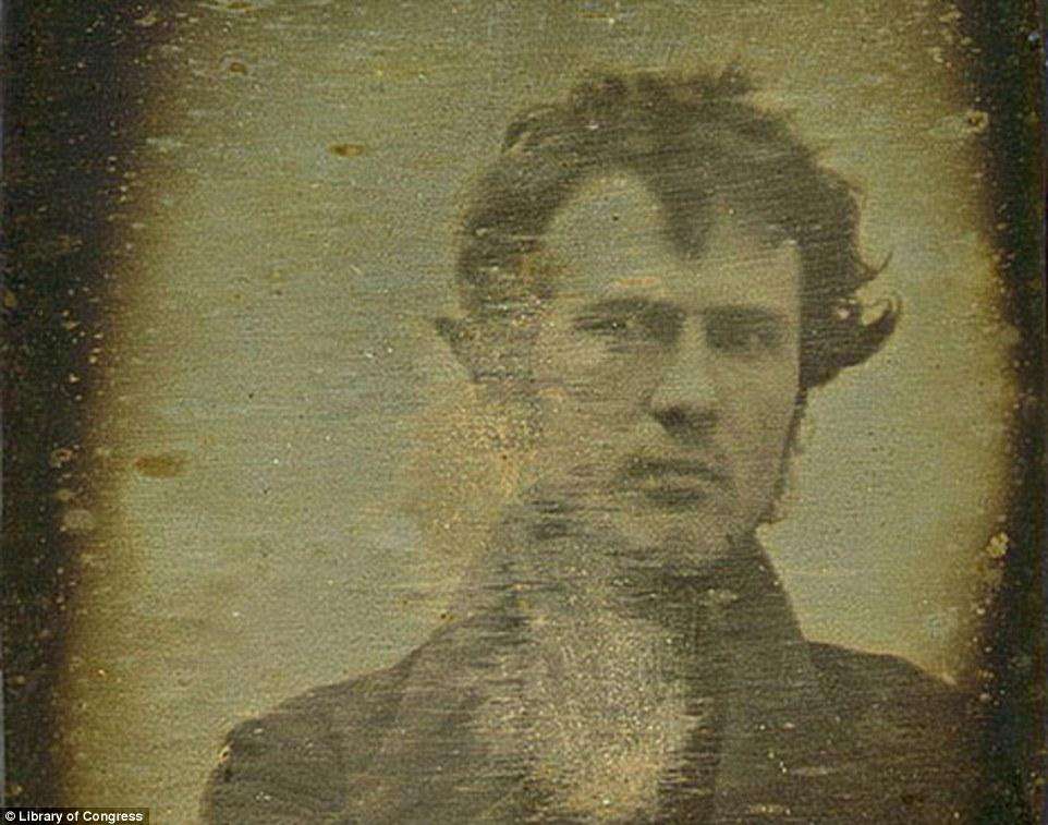 Первое селфи - автопортрет Роберта Корнелиуса, 1839 год