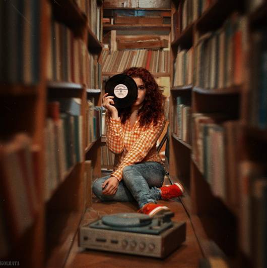 In the library © Alexandr Kolbaya
