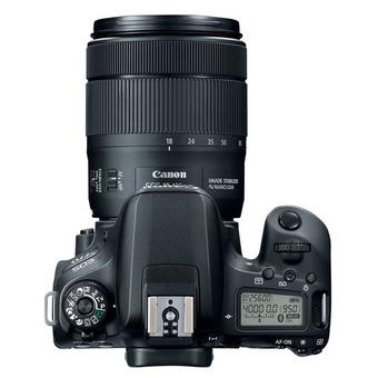 Canon EOS 77D с объективом Canon EF-S 18-135mm f/3.5-5.6 IS USM
