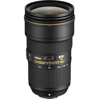 Nikon AF-S 24–70mm f/2.8E ED VR Nikkor — пример объектива с оптическим стабилизатором