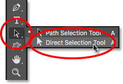 Опция Direct Selection Tool