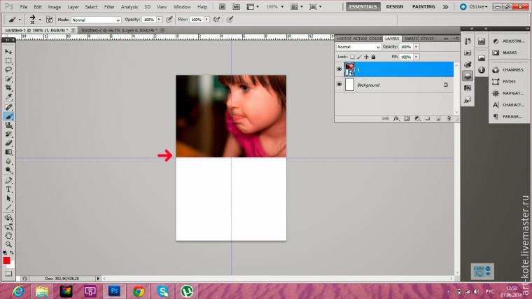 Печать маленьких и квадратных фото для скрапальбома — подготовка в Photoshop, фото № 10