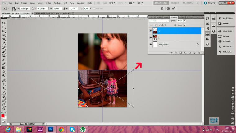 Печать маленьких и квадратных фото для скрапальбома — подготовка в Photoshop, фото № 14