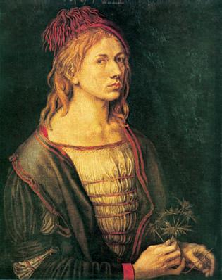 А. Дюрер. «Автопортрет». 1493 г. Лувр. Париж