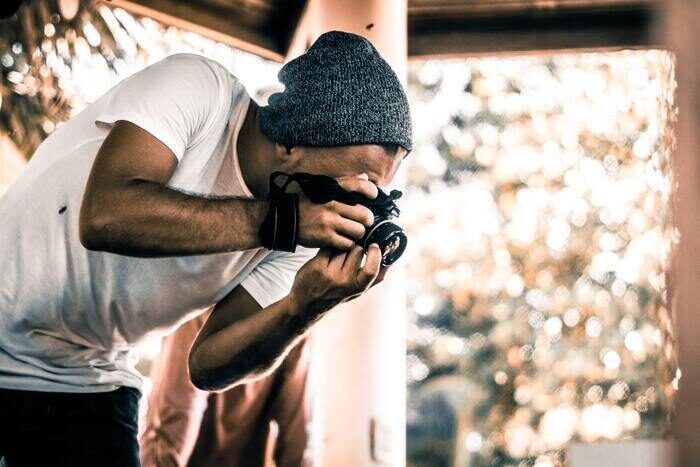 Photo of a guy with a camera