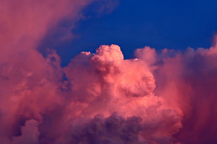 photo of impressive pink and purple clouds