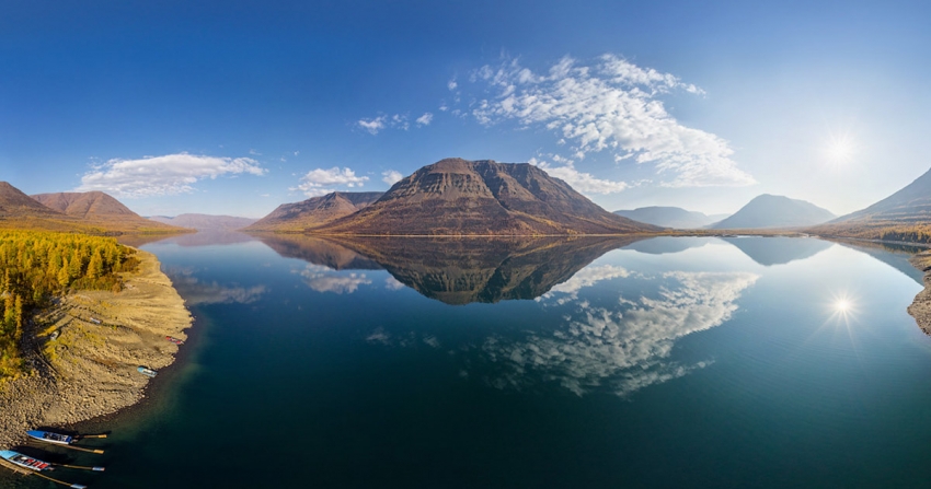 озеро Накомякен на плато Путорана