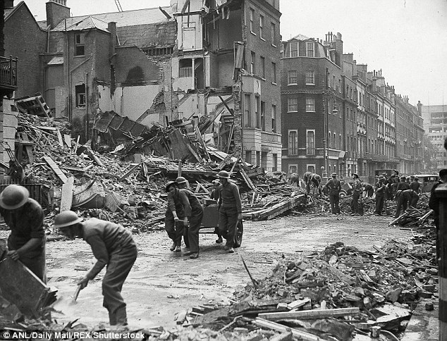 The blitz during WWII cost many people their life and occurred during the 