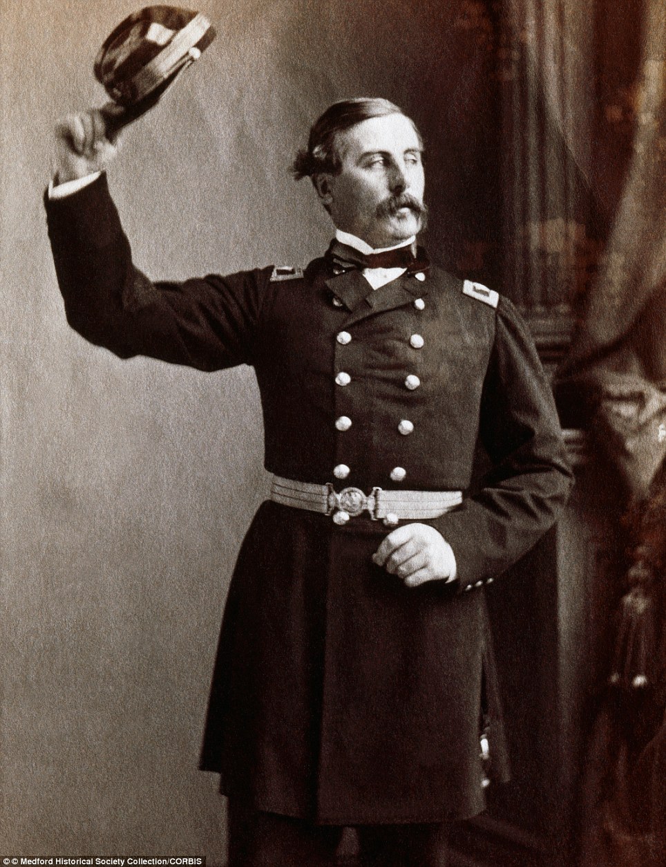 A portrait of Brigadier General Thomas Francis Meagher (1823-1867), commander of Meagher