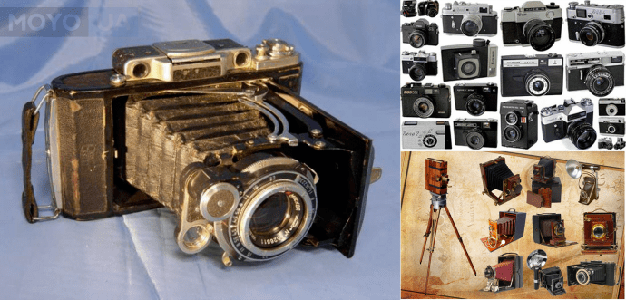 старинные фотоаппараты