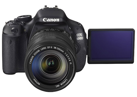 Canon 600D - другой вид на поворотный экран
