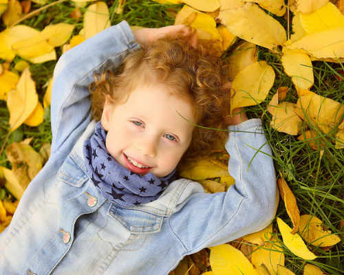 Идеи для детской фотосессии осенью 7