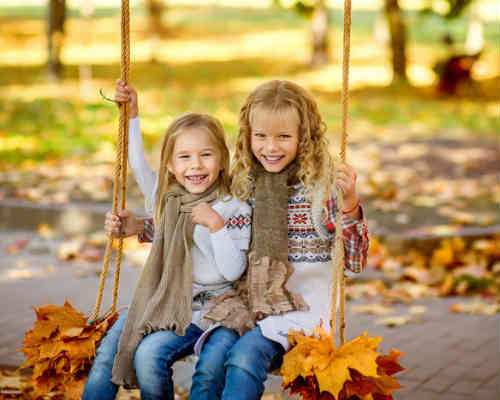 Золотая осень: детская фотосессия 10