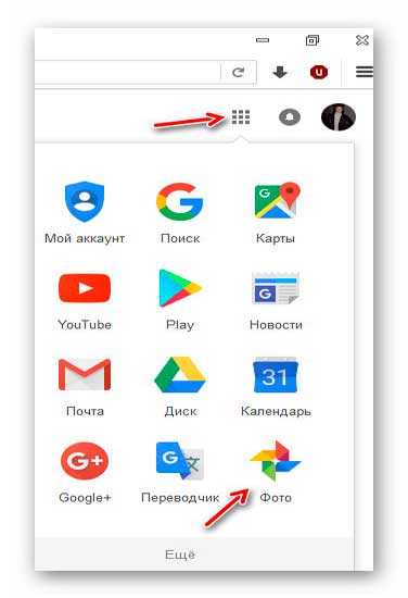 все сервисы Google