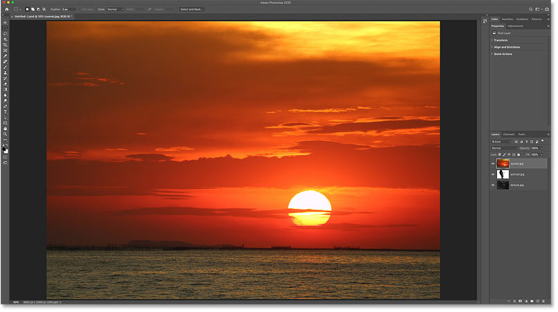 A sunset photo. Credit: Adobe Stock