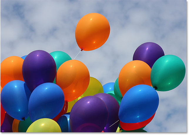 A photo of balloons. Image #753663 licensed from iStockphoto by Photoshop Essentials.com
