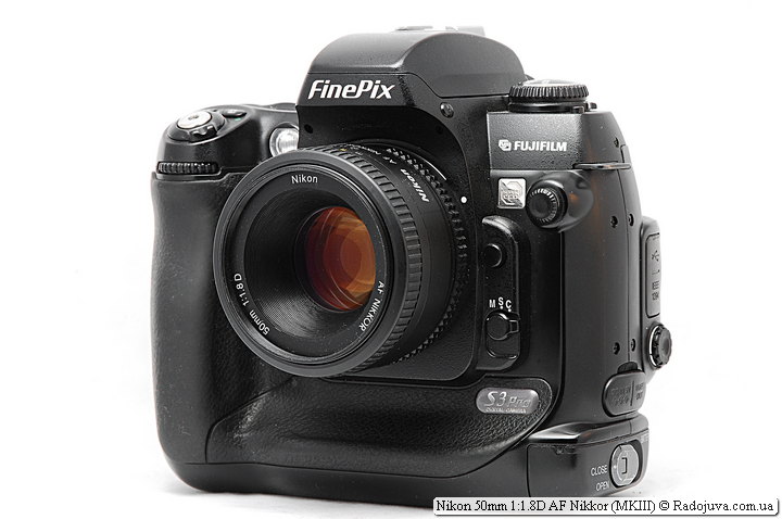 Nikon 50mm 1:1.8D AF Nikkor на камере Fujifilm FinePix S3 Pro
