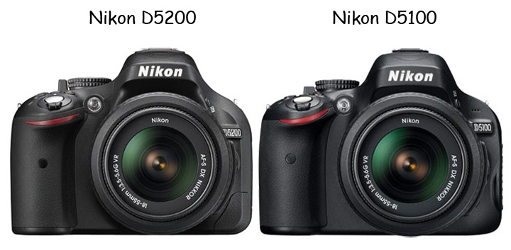 D5100 и D5200 очень похожи друг на друга