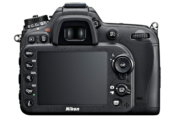 Nikon D7100 вид сзади