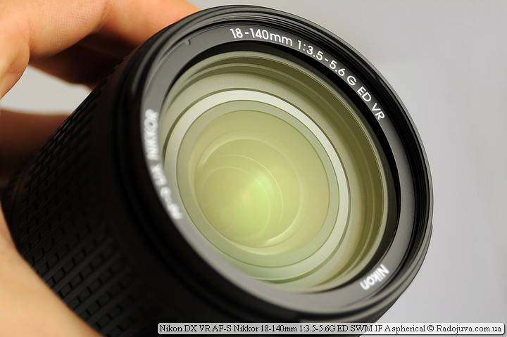 Просветление передней линзы объектива Nikon 18-140mm VR