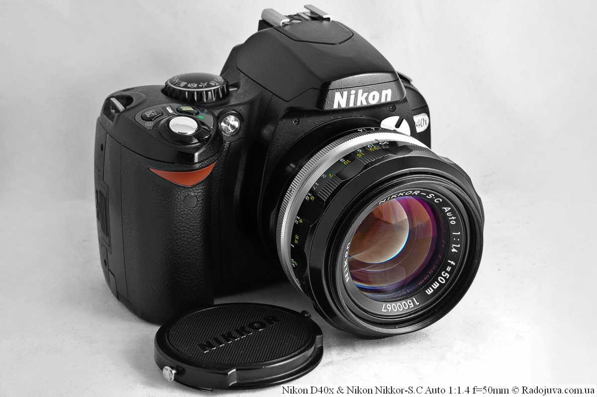 Nikon Nikkor-S.C Auto 1:1.4 f=50mm на фотоаппарате Nikon D40x