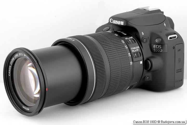 Canon 100D с объективом Canon Zoom Lens EF-S 18-135mm 1:3.5-5.6 IS STM