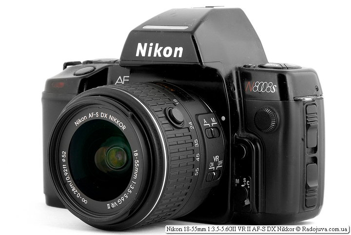 Вид Nikon 18-55mm 1:3.5-5.6GII VR II AF-S DX Nikkor на ЗК