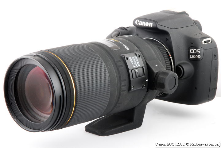 Canon 1200D с объективом Sigma 180mm 1:3.5 APO Macro DG HSM D EX