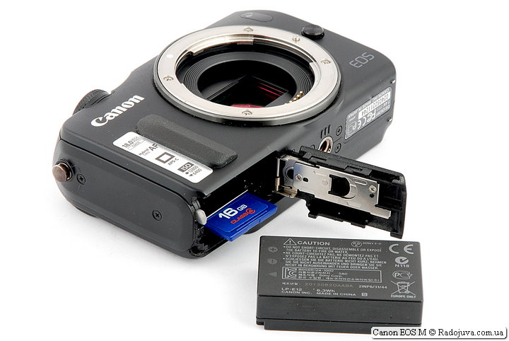 Отсек для батарей и карт памяти Canon EOS M