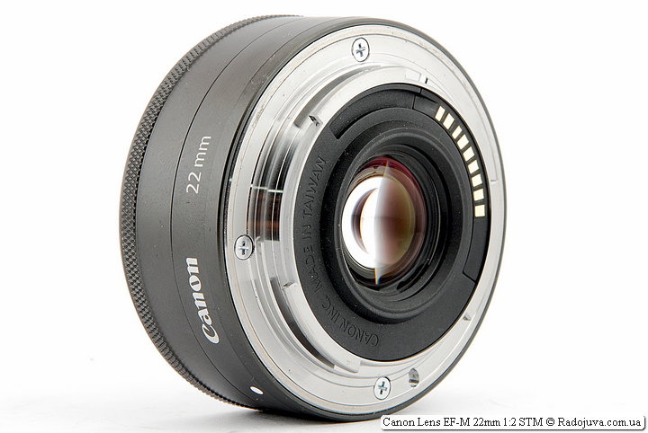 Металлический байонет Canon Lens EF-M 22mm 1:2 STM