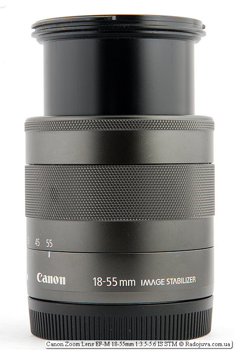 Максимальная длина хобота Canon Zoom Lens EF-M 18-55mm 1:3.5-5.6 IS STM