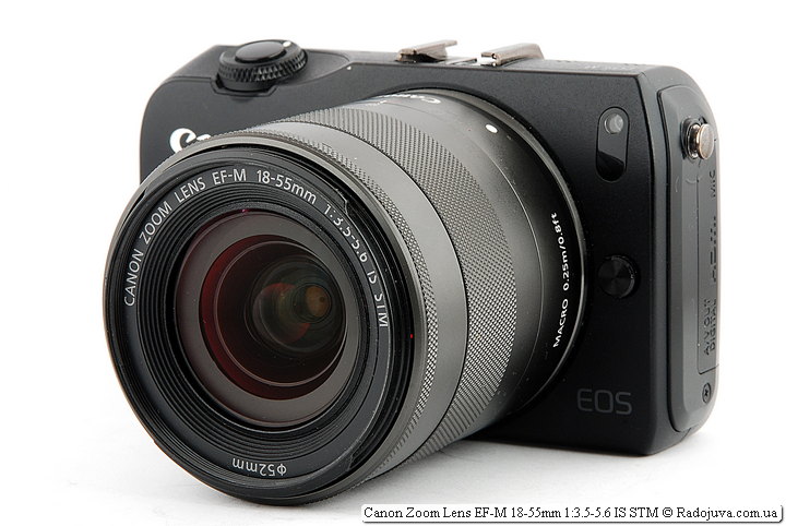 Canon Zoom Lens EF-M 18-55mm 1:3.5-5.6 IS STM на камере Canon EOS M