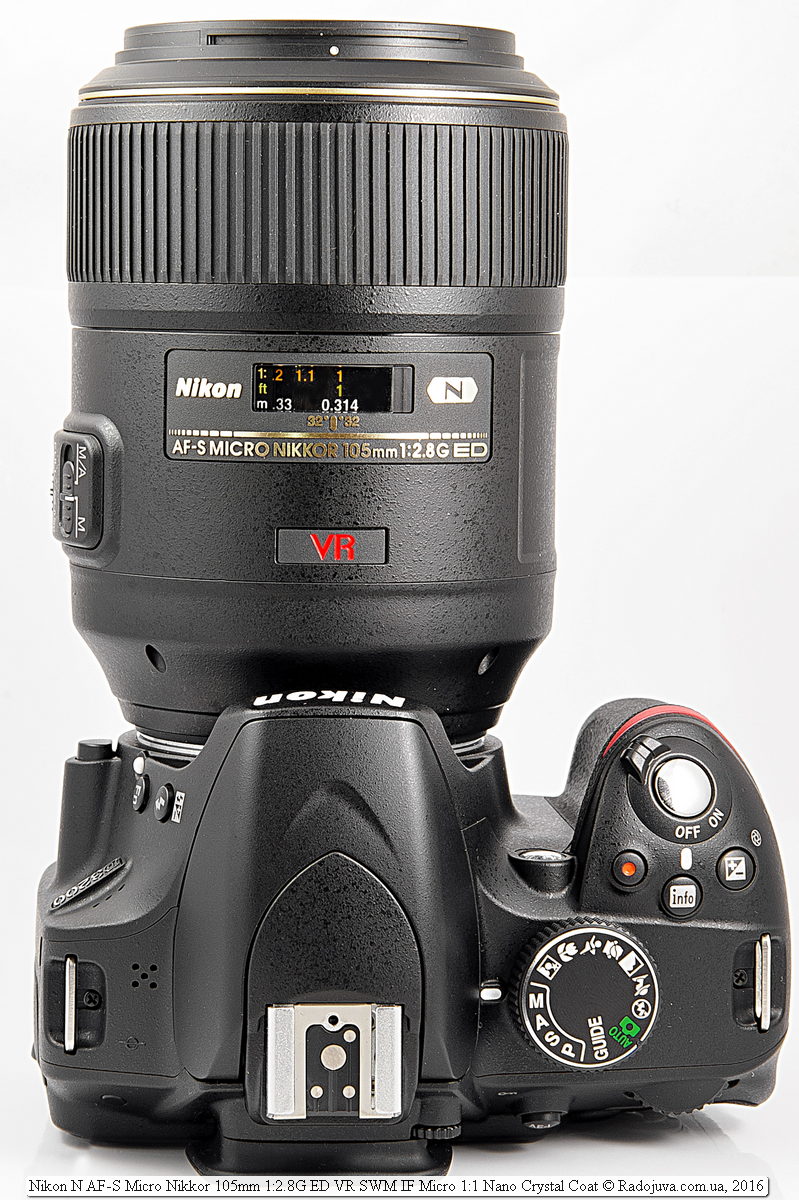 Nikon 105mm f/2.8 VR Micro на фотоаппарате Nikon D3200