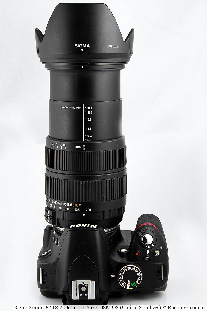 Sigma 18-200mm f/3.5-6.3 на фотоаппарате Nikon D3200