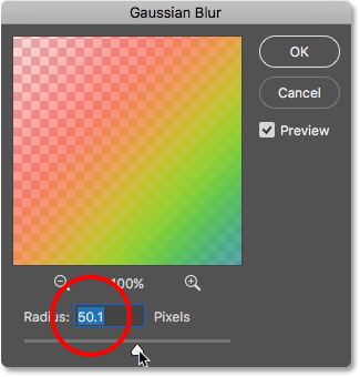 Применение фильтра Размытие по Гауссу (Gaussian Blur)