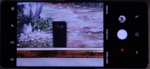 Интерфейс камеры Note 8