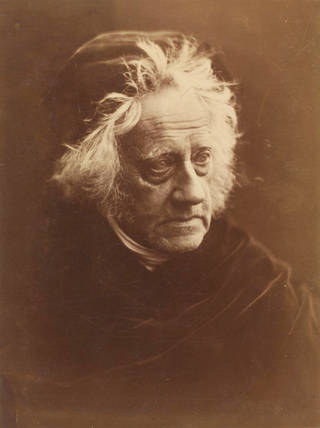 J.F.W. Herschel, photograph, by Julia Margaret Cameron, 1867, England. Museum no. 1144-1963. © Victoria and Albert Museum, London