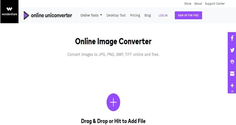 Convert Raw to JPEG Online-Online UniConverter