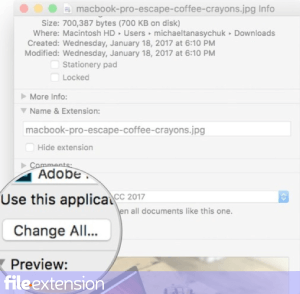Associate software with ARW file on Mac