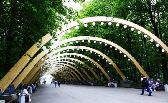 Парк Сокольники арка
