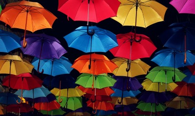 зонты цвета краски